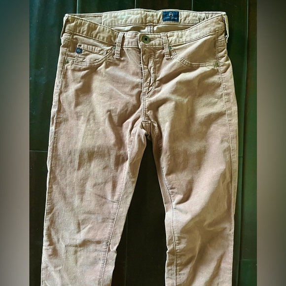 AG Adriano Goldschmeid Dusty Pink The Skinny Corduroy Legging Size 26R - Picture 5 of 12
